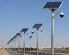 Installation of Poles, Solar Panels,3